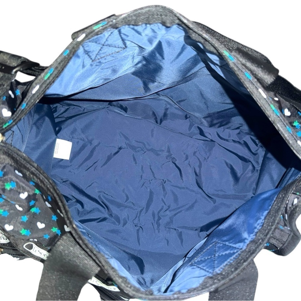 LESPORTSAC Medium Whimsical Star & Heart Duffel Bag Weekender & smaller bag - Picture 10 of 10